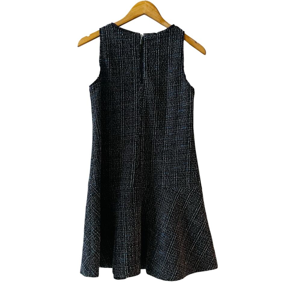 Ann Taylor Loft Tweed Drop Waist Sleeveless Dress Size XS Multicolor - Picture 3 of 8